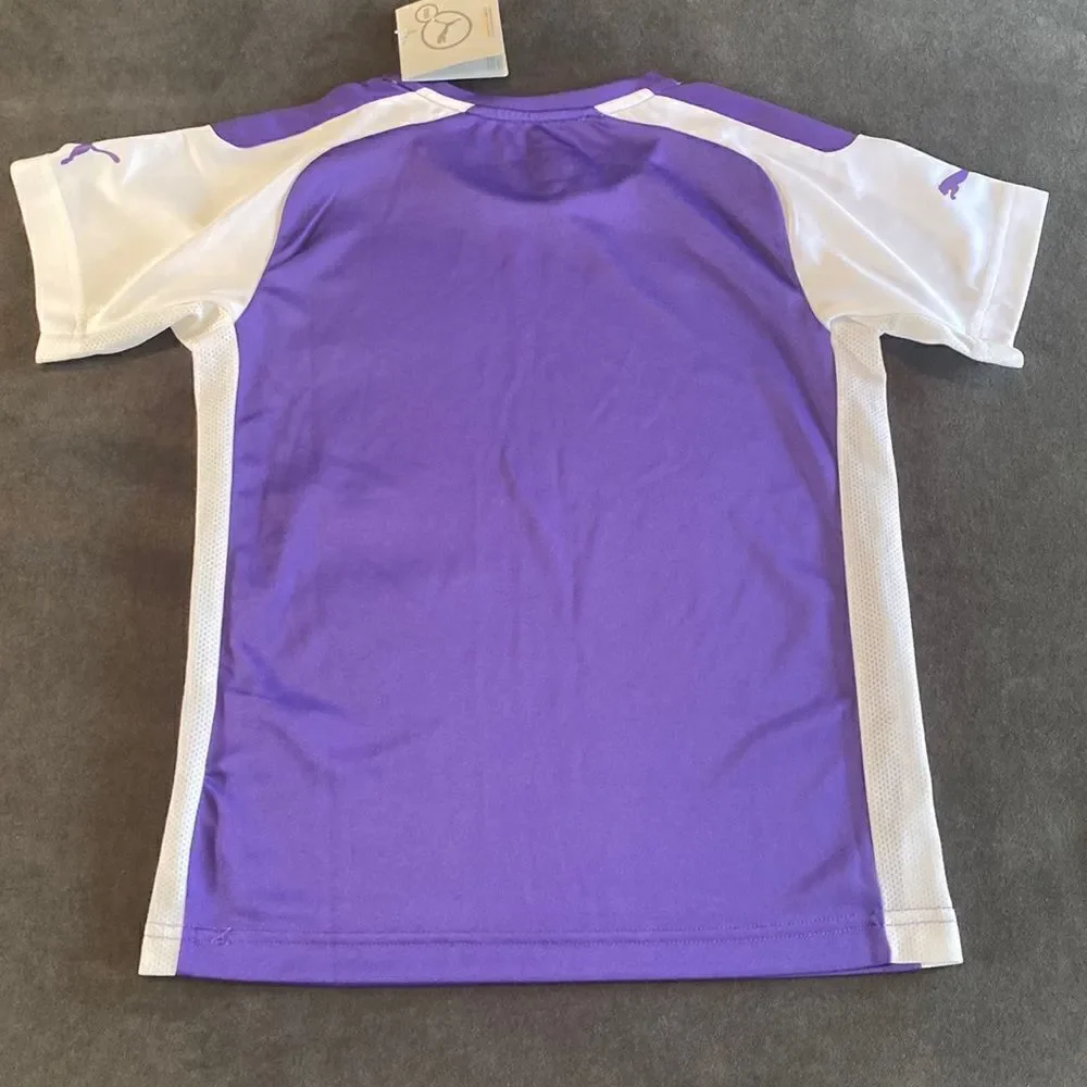 Girls Puma Purple and White T-Shirt Size Youth M NWT